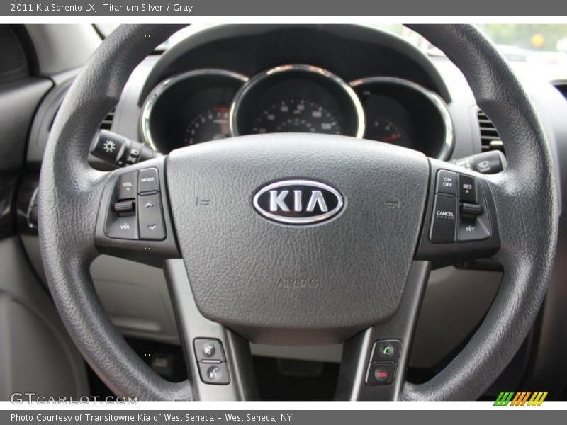 Titanium Silver / Gray 2011 Kia Sorento LX