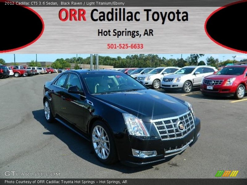 Black Raven / Light Titanium/Ebony 2012 Cadillac CTS 3.6 Sedan