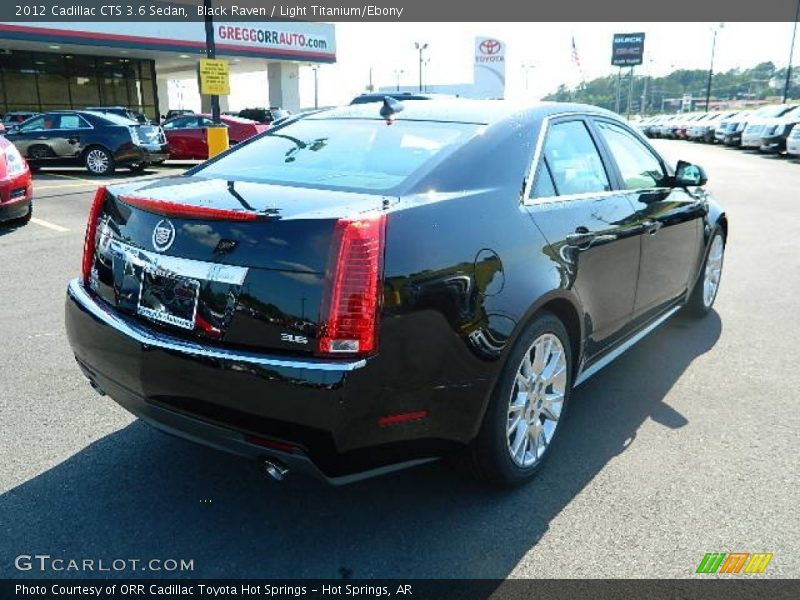 Black Raven / Light Titanium/Ebony 2012 Cadillac CTS 3.6 Sedan