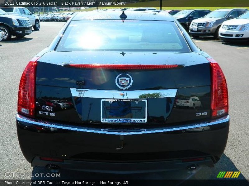 Black Raven / Light Titanium/Ebony 2012 Cadillac CTS 3.6 Sedan