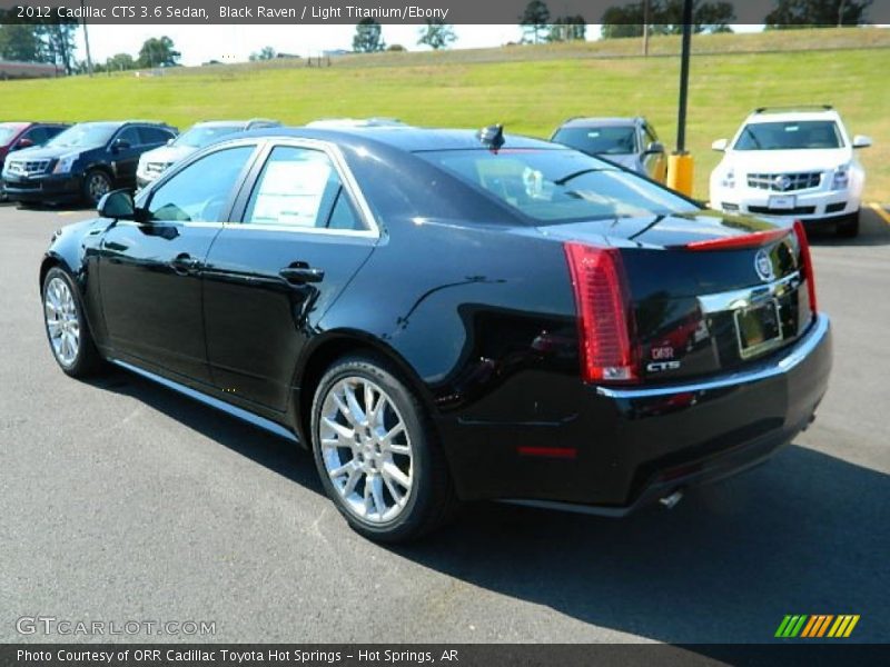 Black Raven / Light Titanium/Ebony 2012 Cadillac CTS 3.6 Sedan