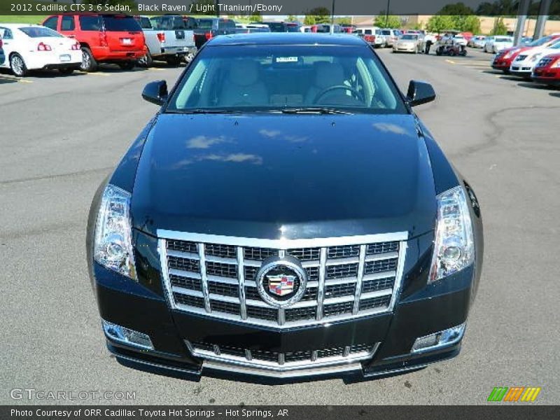 Black Raven / Light Titanium/Ebony 2012 Cadillac CTS 3.6 Sedan