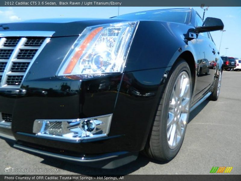 Black Raven / Light Titanium/Ebony 2012 Cadillac CTS 3.6 Sedan