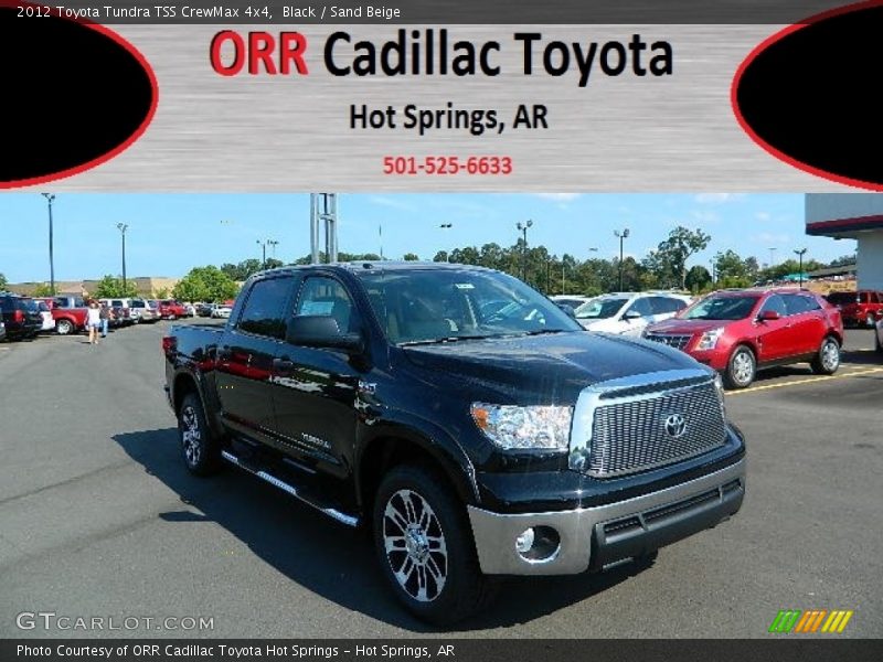 Black / Sand Beige 2012 Toyota Tundra TSS CrewMax 4x4