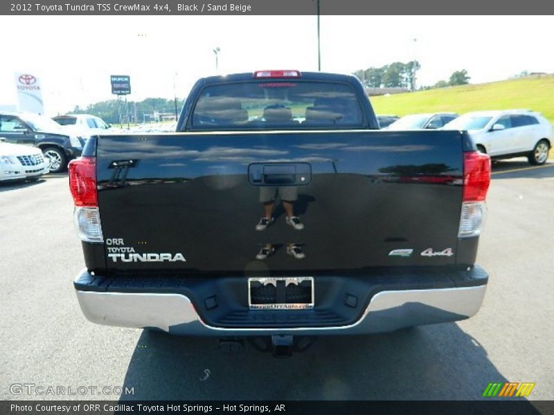 Black / Sand Beige 2012 Toyota Tundra TSS CrewMax 4x4