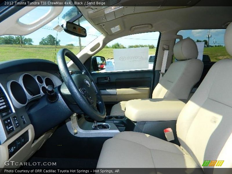 Black / Sand Beige 2012 Toyota Tundra TSS CrewMax 4x4