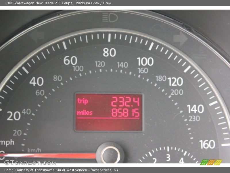 Platinum Grey / Grey 2006 Volkswagen New Beetle 2.5 Coupe