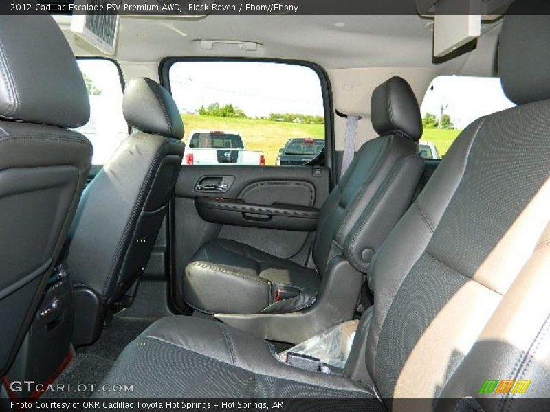 Black Raven / Ebony/Ebony 2012 Cadillac Escalade ESV Premium AWD