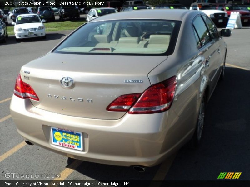 Desert Sand Mica / Ivory 2007 Toyota Avalon Limited