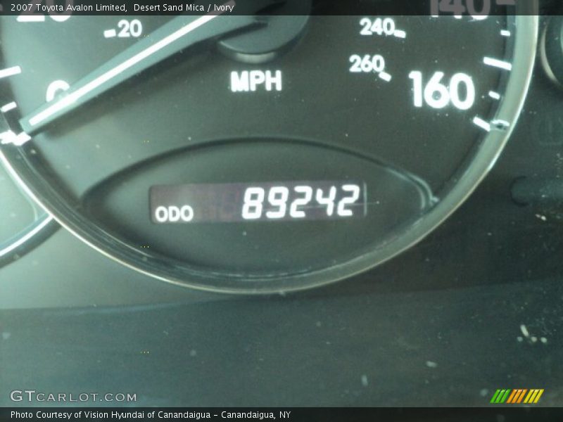 Desert Sand Mica / Ivory 2007 Toyota Avalon Limited
