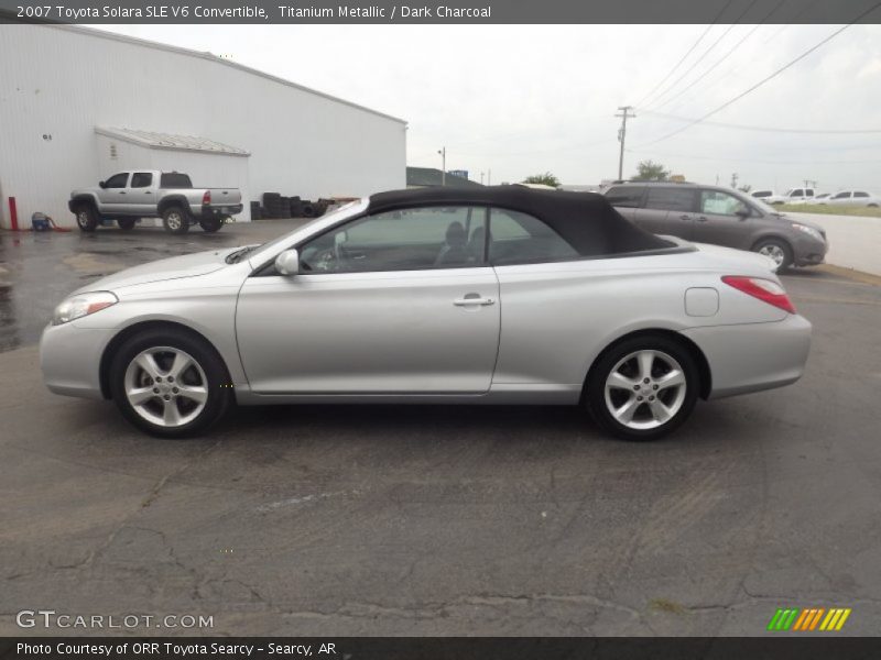 Titanium Metallic / Dark Charcoal 2007 Toyota Solara SLE V6 Convertible