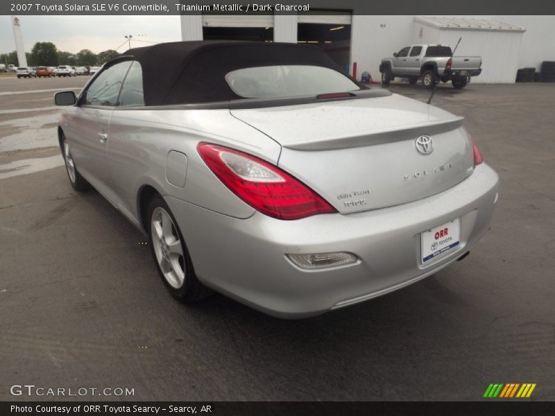 Titanium Metallic / Dark Charcoal 2007 Toyota Solara SLE V6 Convertible