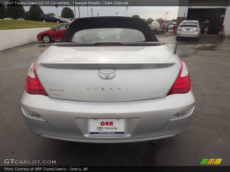 Titanium Metallic / Dark Charcoal 2007 Toyota Solara SLE V6 Convertible