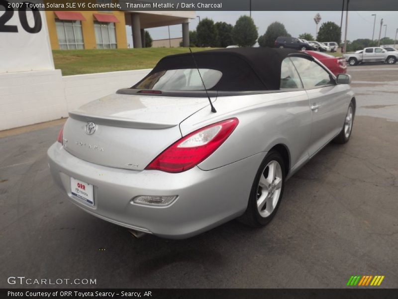 Titanium Metallic / Dark Charcoal 2007 Toyota Solara SLE V6 Convertible
