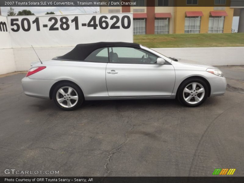Titanium Metallic / Dark Charcoal 2007 Toyota Solara SLE V6 Convertible