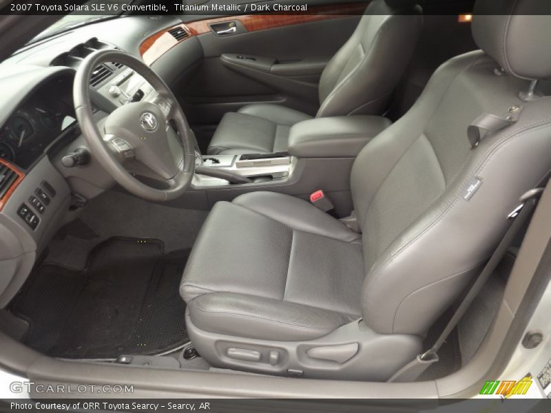 Titanium Metallic / Dark Charcoal 2007 Toyota Solara SLE V6 Convertible