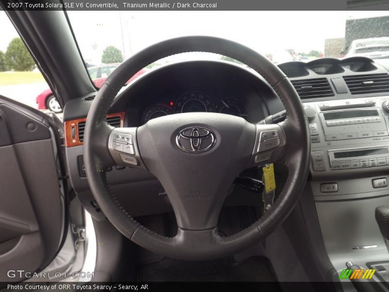 Titanium Metallic / Dark Charcoal 2007 Toyota Solara SLE V6 Convertible