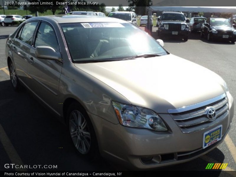 Desert Sand Mica / Ivory 2007 Toyota Avalon Limited