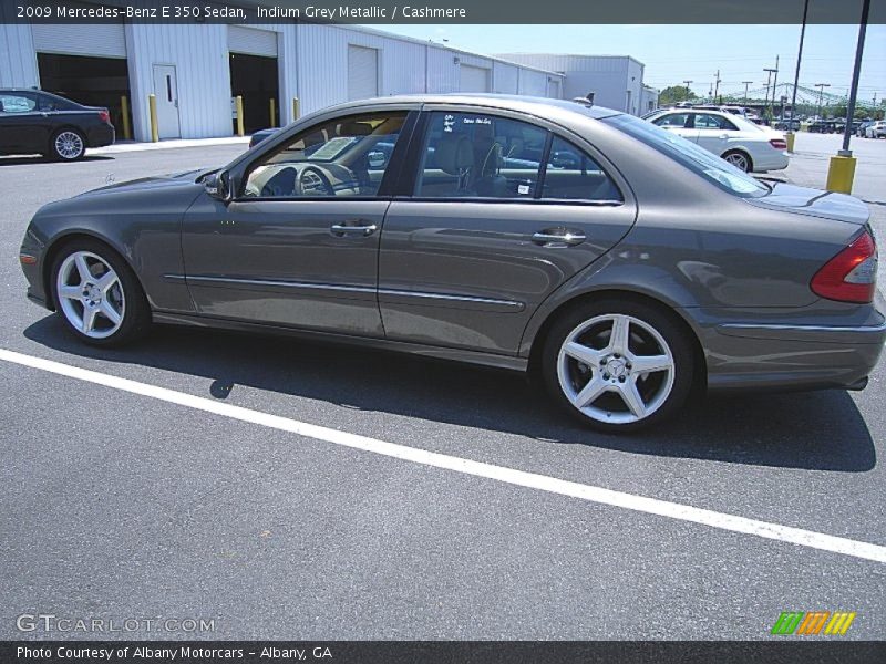 Indium Grey Metallic / Cashmere 2009 Mercedes-Benz E 350 Sedan