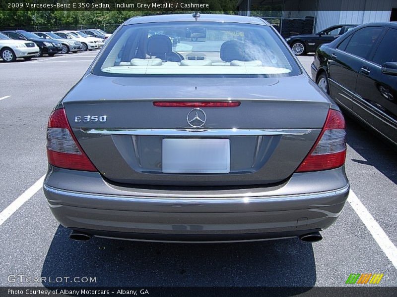 Indium Grey Metallic / Cashmere 2009 Mercedes-Benz E 350 Sedan