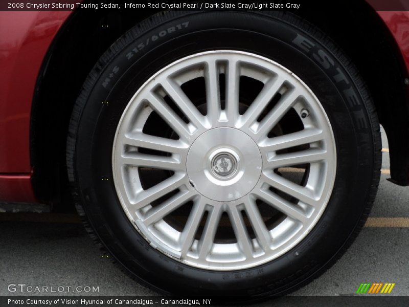 Inferno Red Crystal Pearl / Dark Slate Gray/Light Slate Gray 2008 Chrysler Sebring Touring Sedan