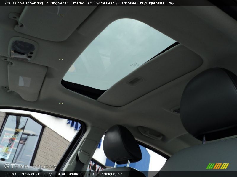 Inferno Red Crystal Pearl / Dark Slate Gray/Light Slate Gray 2008 Chrysler Sebring Touring Sedan