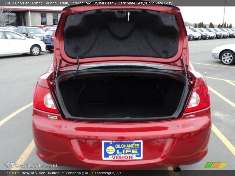 Inferno Red Crystal Pearl / Dark Slate Gray/Light Slate Gray 2008 Chrysler Sebring Touring Sedan