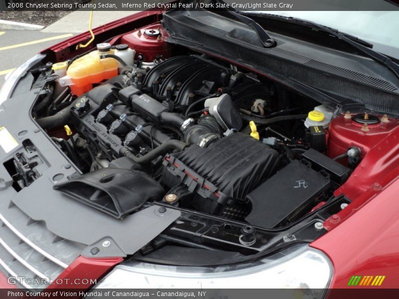 Inferno Red Crystal Pearl / Dark Slate Gray/Light Slate Gray 2008 Chrysler Sebring Touring Sedan