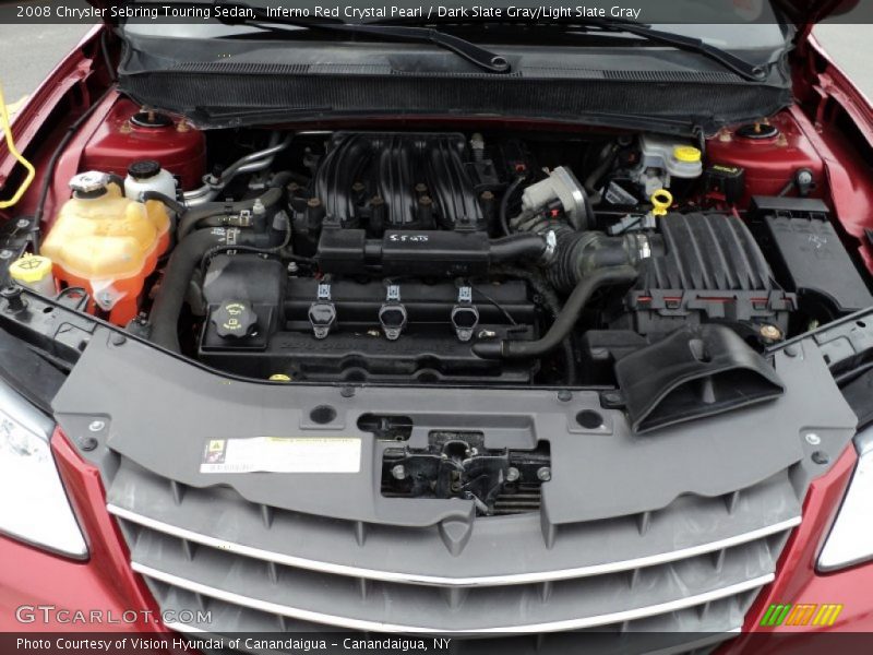 Inferno Red Crystal Pearl / Dark Slate Gray/Light Slate Gray 2008 Chrysler Sebring Touring Sedan