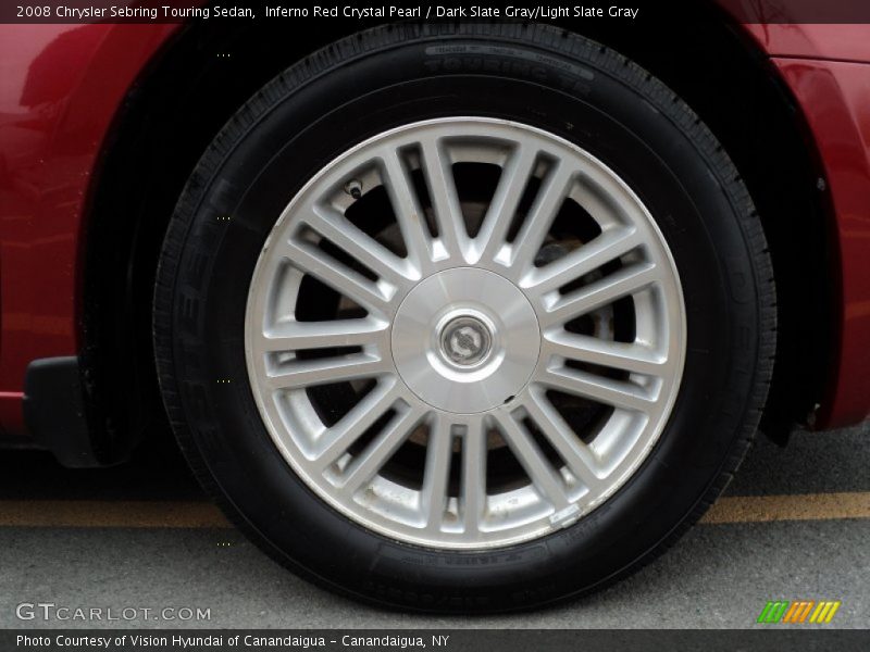 Inferno Red Crystal Pearl / Dark Slate Gray/Light Slate Gray 2008 Chrysler Sebring Touring Sedan