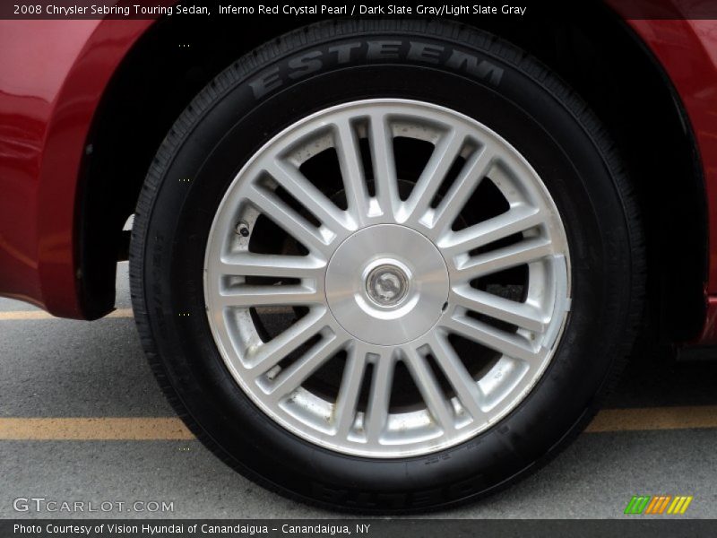 Inferno Red Crystal Pearl / Dark Slate Gray/Light Slate Gray 2008 Chrysler Sebring Touring Sedan
