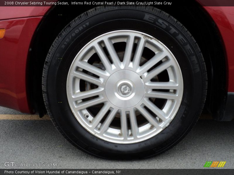 Inferno Red Crystal Pearl / Dark Slate Gray/Light Slate Gray 2008 Chrysler Sebring Touring Sedan