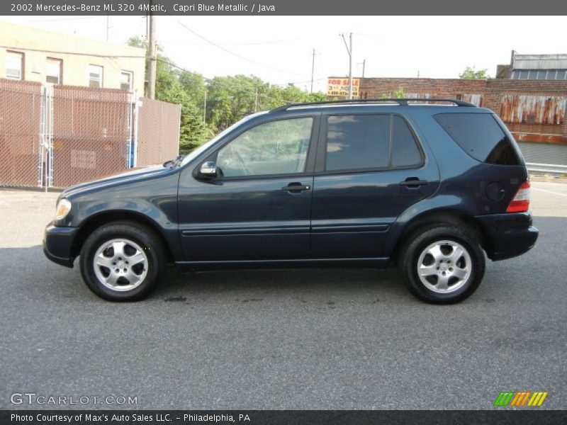 Capri Blue Metallic / Java 2002 Mercedes-Benz ML 320 4Matic