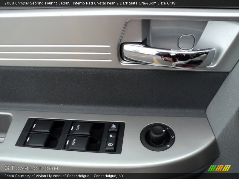 Inferno Red Crystal Pearl / Dark Slate Gray/Light Slate Gray 2008 Chrysler Sebring Touring Sedan