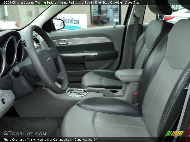 Inferno Red Crystal Pearl / Dark Slate Gray/Light Slate Gray 2008 Chrysler Sebring Touring Sedan