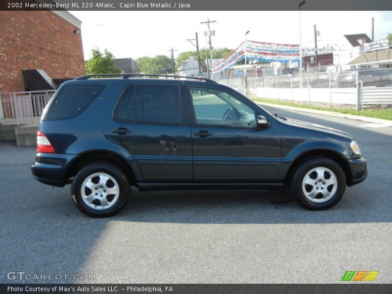 Capri Blue Metallic / Java 2002 Mercedes-Benz ML 320 4Matic