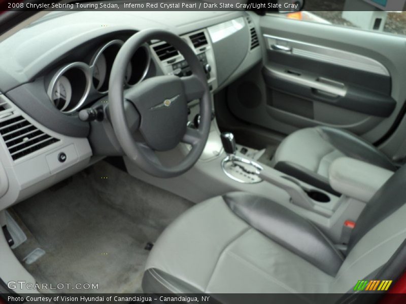 Inferno Red Crystal Pearl / Dark Slate Gray/Light Slate Gray 2008 Chrysler Sebring Touring Sedan