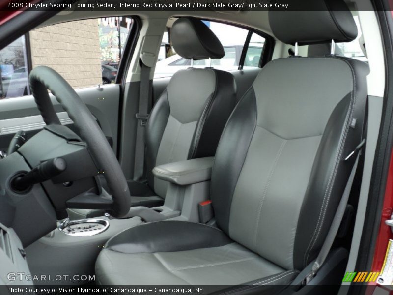 Inferno Red Crystal Pearl / Dark Slate Gray/Light Slate Gray 2008 Chrysler Sebring Touring Sedan