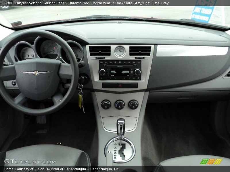 Inferno Red Crystal Pearl / Dark Slate Gray/Light Slate Gray 2008 Chrysler Sebring Touring Sedan