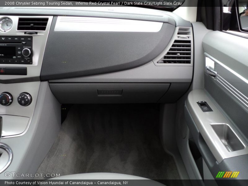 Inferno Red Crystal Pearl / Dark Slate Gray/Light Slate Gray 2008 Chrysler Sebring Touring Sedan