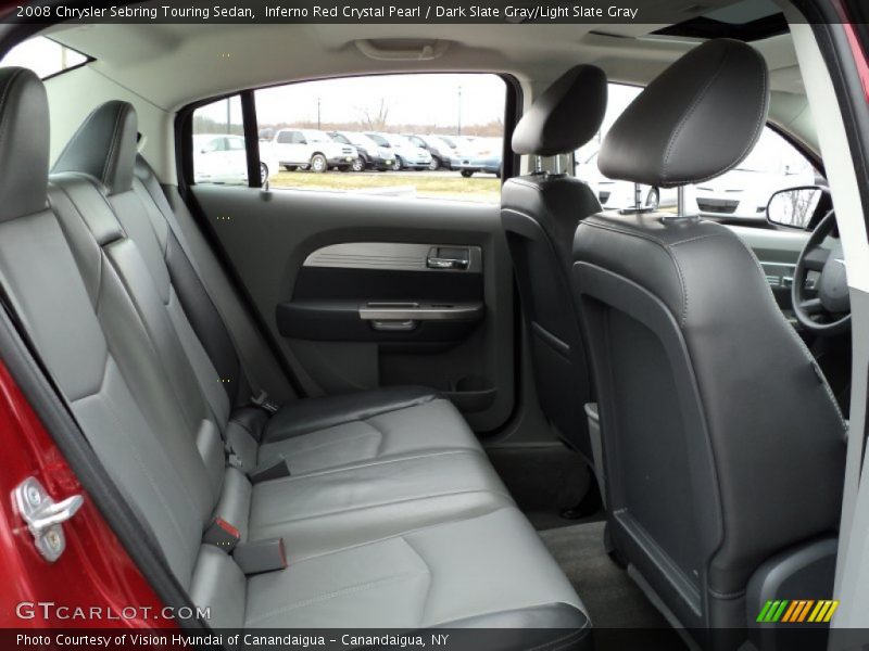 Inferno Red Crystal Pearl / Dark Slate Gray/Light Slate Gray 2008 Chrysler Sebring Touring Sedan