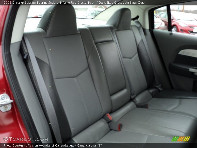 Inferno Red Crystal Pearl / Dark Slate Gray/Light Slate Gray 2008 Chrysler Sebring Touring Sedan