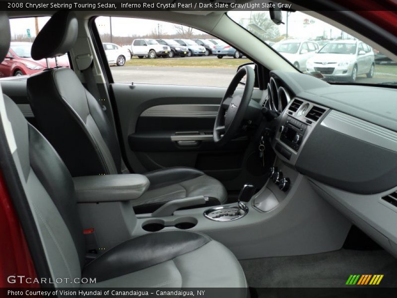 Inferno Red Crystal Pearl / Dark Slate Gray/Light Slate Gray 2008 Chrysler Sebring Touring Sedan