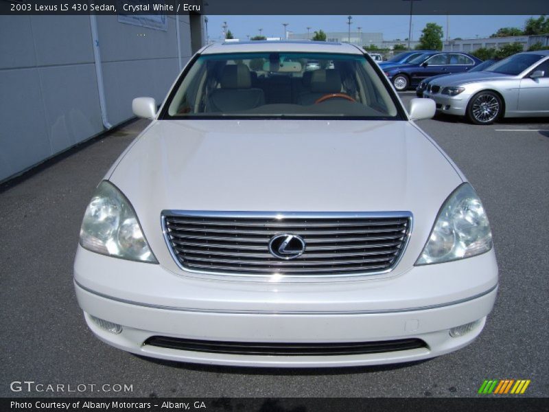 Crystal White / Ecru 2003 Lexus LS 430 Sedan