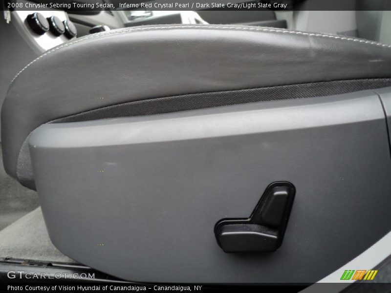Inferno Red Crystal Pearl / Dark Slate Gray/Light Slate Gray 2008 Chrysler Sebring Touring Sedan