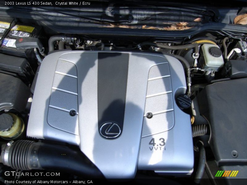 Crystal White / Ecru 2003 Lexus LS 430 Sedan