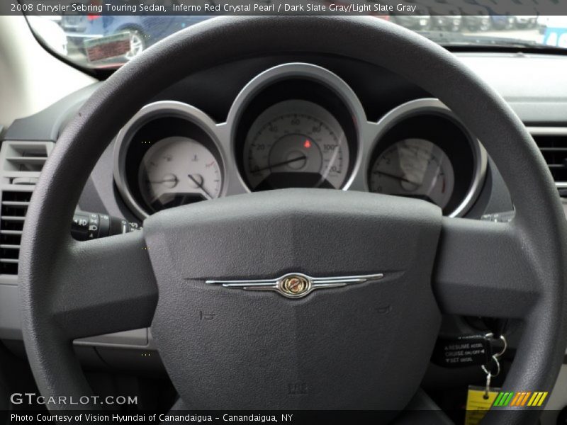 Inferno Red Crystal Pearl / Dark Slate Gray/Light Slate Gray 2008 Chrysler Sebring Touring Sedan