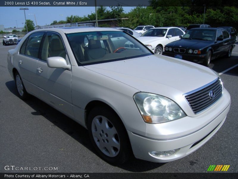 Crystal White / Ecru 2003 Lexus LS 430 Sedan