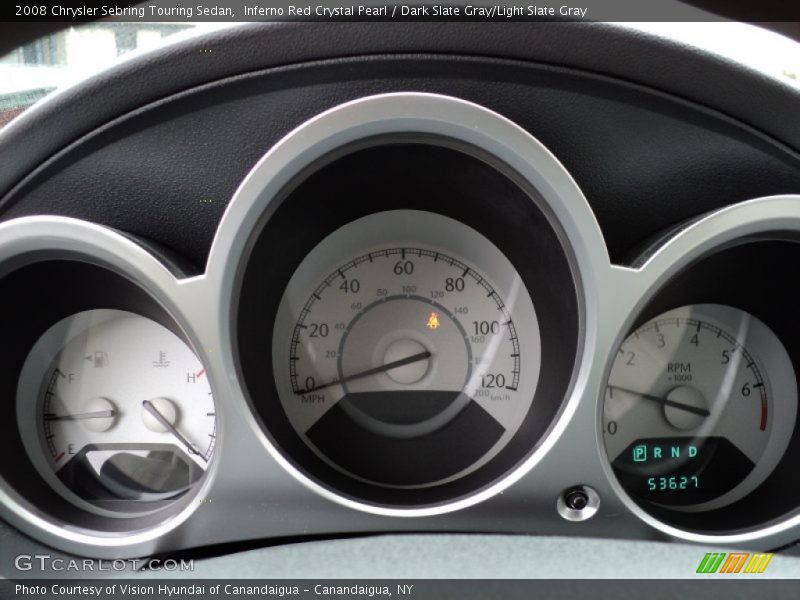Inferno Red Crystal Pearl / Dark Slate Gray/Light Slate Gray 2008 Chrysler Sebring Touring Sedan