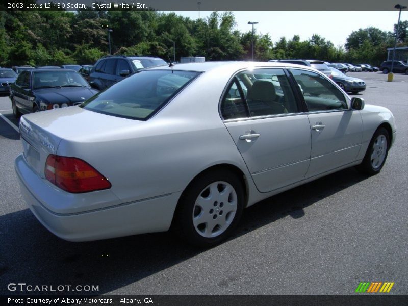 Crystal White / Ecru 2003 Lexus LS 430 Sedan
